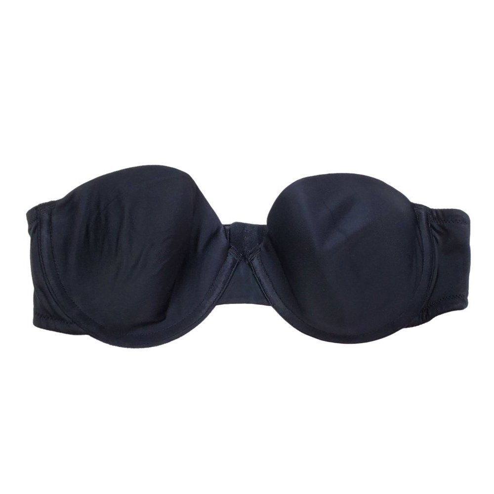 Maidenform Convertible Strapless Bra Womensโ Sz 36B Black Underwired